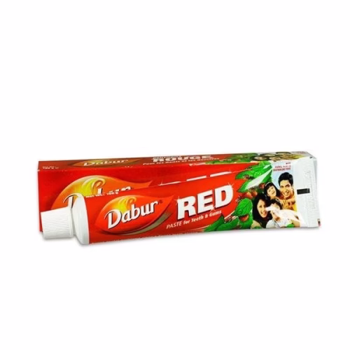 Ziołowa pasta do zębów Dabur Red 100g Ziołowa pasta do zębów Dabur Red z imbirem i pieprzem 100g