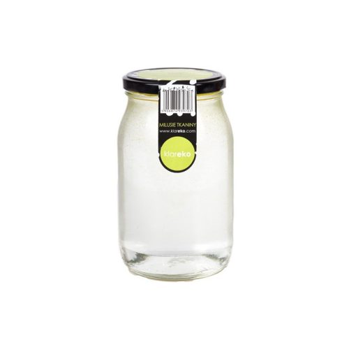 Zmiękczacz Milusie tkaniny, w słoiku, Słodka pomarańcza z lawendą, 29 prań, Zero Waste, 900 ml, Klareko