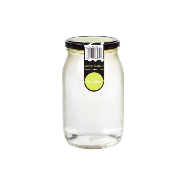 Zmiękczacz Milusie tkaniny, w słoiku, Słodka pomarańcza z lawendą, 29 prań, Zero Waste, 900 ml, Klareko