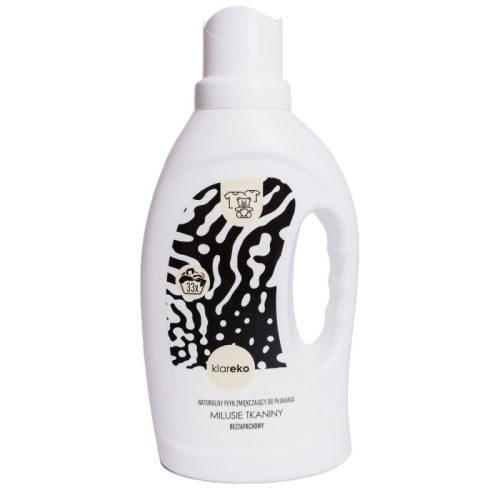 Zmiękczający płyn do płukania Milusie tkaniny, bezzapachowy, 1000ml, Klareko Zmiękczający płyn do płukania Milusie tkaniny, bezzapachowy, 1000ml, Klareko