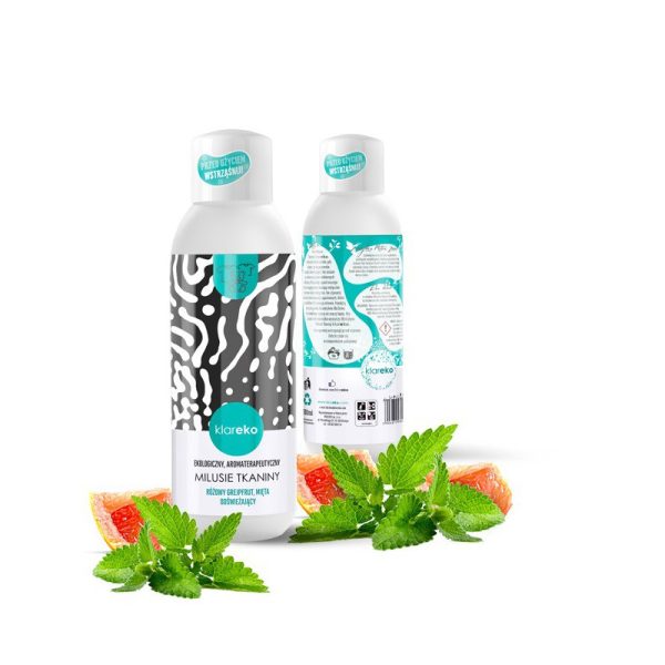 Zmiękczający płyn do płukania Milusie tkaniny, Grejpfrut z miętą, 1000ml, Klareko