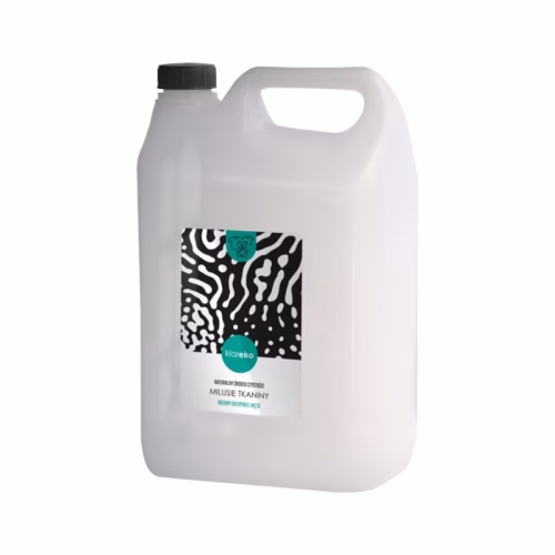 Zmiękczający płyn do płukania Milusie tkaniny, Grejpfrut z miętą, uzupełnienie, 5l, Klareko Płyn do płukania Klareko Grejpfrut z miętą 5l uzupełnienie