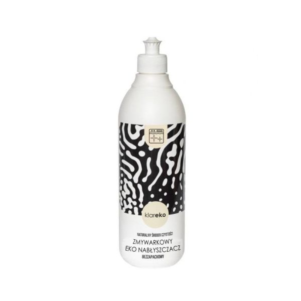 Zmywarkowy eko nabłyszczacz, bezzapachowy, 500 ml, Klareko Zmywarkowy eko nabłyszczacz, bezzapachowy, 500 ml, Klareko