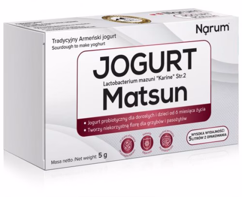 Narum Jogurt Matsun – zakwaska do jogurtu, 5 saszetek