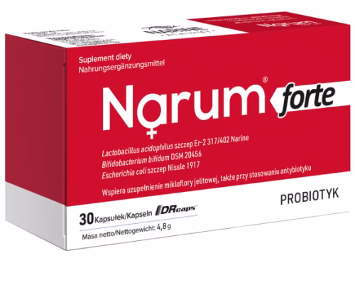 Narum Forte – probiotyk trójszczepowy, 30 kapsułek