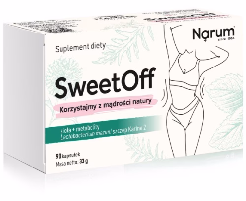 SweetOff – metabiotyk, 90 kapsułek