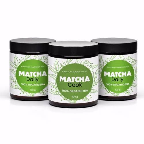Zestaw Matcha – Daily i Cook, 3 × 100 g