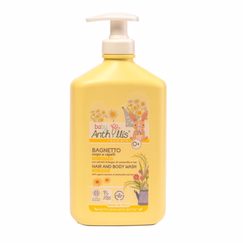 Bio płyn do kąpieli i szampon 2w1 bez łez Baby Anthyllis 500 ml