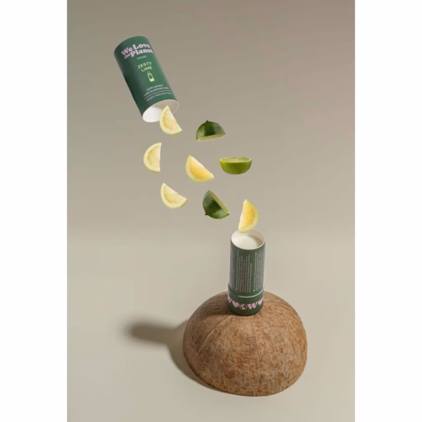 Naturalny dezodorant w sztyfcie ZESTY LIME (Luscious Lime), bez aluminium, 40 g, We Love The Planet