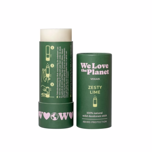 Naturalny dezodorant w sztyfcie ZESTY LIME (Luscious Lime), bez aluminium, 40 g, We Love The Planet