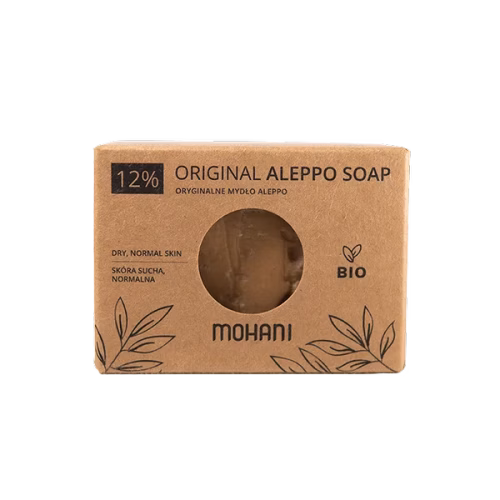 Mydło Aleppo BIO oliwkowo-laurowe 12% Mohani