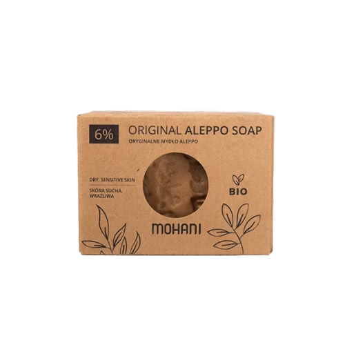 Mydło Aleppo BIO oliwkowo-laurowe 6% Mohani