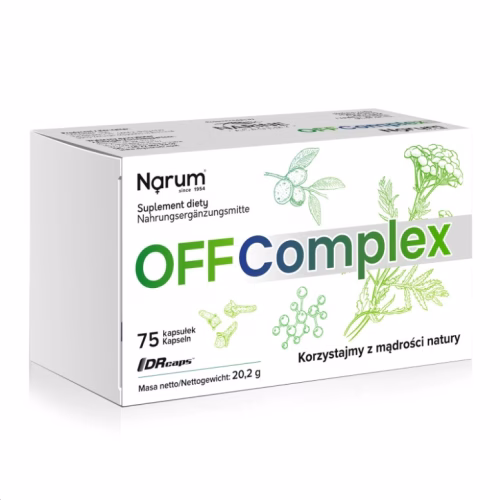 Narum OFF Complex - probiotyk, 75 kapsułek