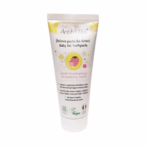 Pasta do zębów dla dzieci bez fluoru truskawkowa Baby Anthyllis 75 ml