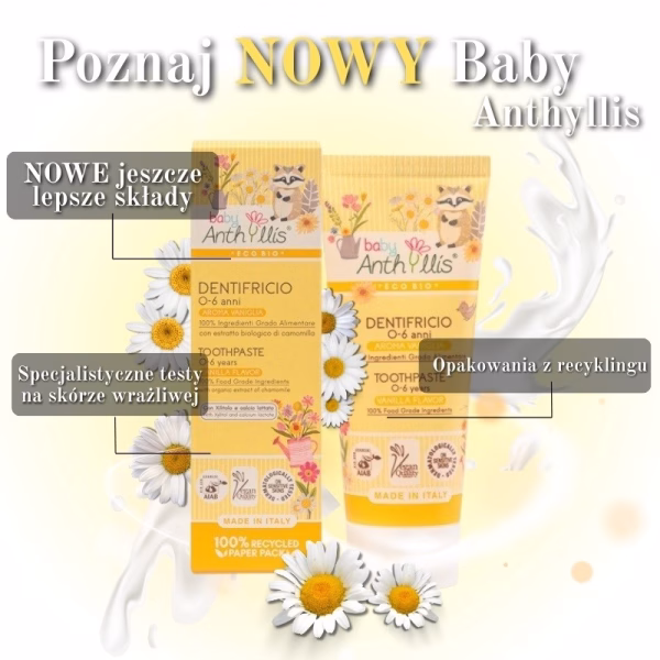 pasta-do-zebow-dla-dzieci-bez-fluoru-od-pierwszego-zabka-z-ekologicznymi-aloesem Bio pasta do zębów dla dzieci bez fluoru waniliowa Baby Anthyllis 75 ml