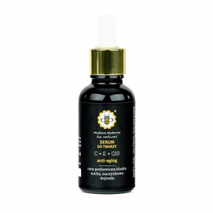 Serum do twarzy z witaminą C E i koenzymem Q10 Miodowa Mydlarnia 30 ml