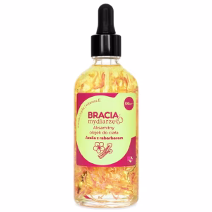 Aksamitny olejek do ciała, Azalia z rabarbarem, 100ml, Bracia Mydlarze
