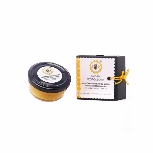 Balsam propolisowy, do skóry suchej, do dłoni, twarzy i ciała, 40 g, Miodowa Mydlarnia