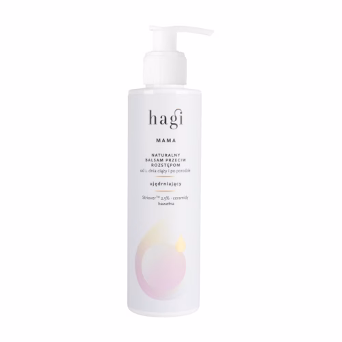 Balsam przeciw rozstępom, dla kobiet, od 1 dnia ciąży, MAMA, 200 ml, Hagi
