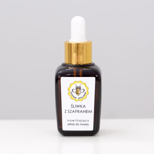 Eliksir do twarzy, Śliwka z szafranem, 30 ml, Miodowa Mydlarnia Eliksir do twarzy, Śliwka z szafranem, 30 ml, Miodowa Mydlarnia