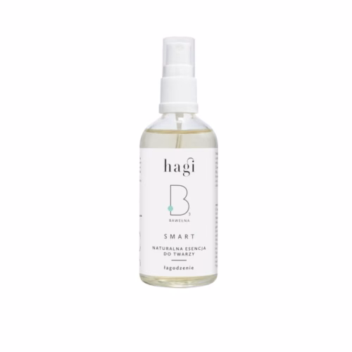Esencja-tonik do twarzy z łagodzącą bawełną, SMART B, 100 ml, Hagi Esencja-tonik do twarzy z łagodzącą bawełną, SMART B, 100 ml, Hagi