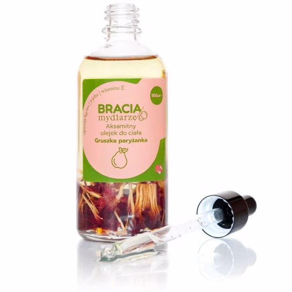 Gruszka paryżanka, aksamitny olejek do ciała, 100ml, Bracia Mydlarze