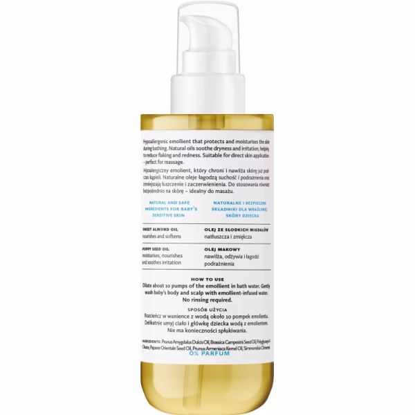 Hipoalergiczny emolient do kąpieli, 200ml, Hagi Baby Pure