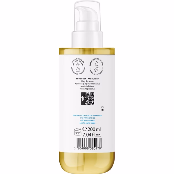 Hipoalergiczny emolient do kąpieli, 200ml, Hagi Baby Pure