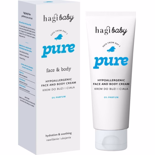 Hipoalergiczny krem do buzi i ciała, 75ml, Hagi Baby Pure
