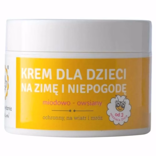 Krem dla dzieci na zimę i niepogodę, MIODOWO-OWSIANY, Baby Bee, 45g, Miodowa Mydlarnia