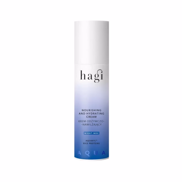 Krem odżywczo - nawilżający na noc, cera wymagająca regeneracji, Aqua Zone, 50ml, Hagi