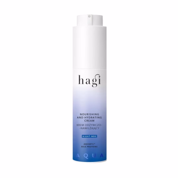 Krem odżywczo - nawilżający na noc, cera wymagająca regeneracji, Aqua Zone, 50ml, Hagi
