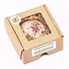 Kula do kąpieli, TRUSKAWKA, musująca, aromatyczna, półkula, 80 g, Miodowa Mydlarnia