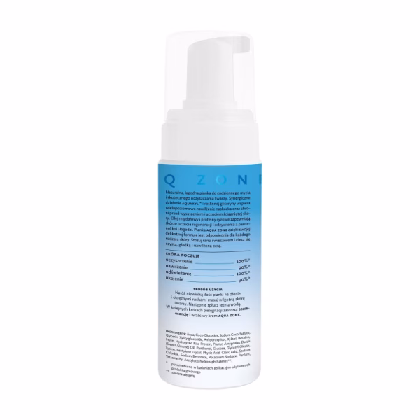 Łagodna pianka do mycia twarzy, Aqua Zone, 150ml, Hagi
