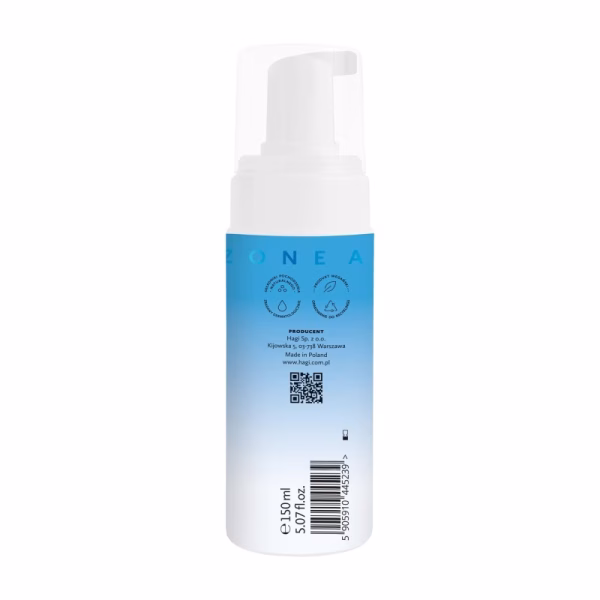 Łagodna pianka do mycia twarzy, Aqua Zone, 150ml, Hagi