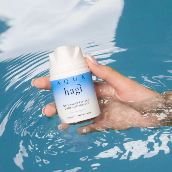 Łagodny peeling z drobinkami ryżu, Aqua Zone, 50ml, Hagi
