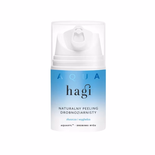 Łagodny peeling z drobinkami ryżu, Aqua Zone, 50ml, Hagi