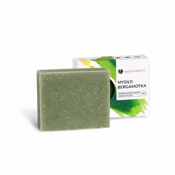 Mydło bergamotka, delikatnie pobudzające, 100 g, Opcja Natura