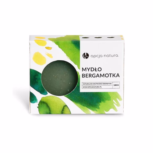 Mydło bergamotka, delikatnie pobudzające, 100 g, Opcja Natura