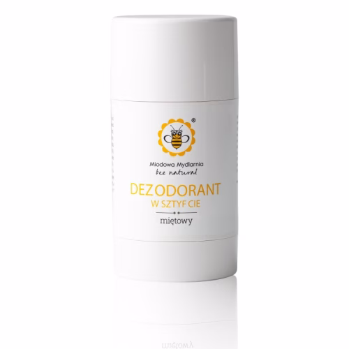 Naturalny dezodoranty w sztyfcie, Miętowy, 72g, Miodowa Mydlarnia