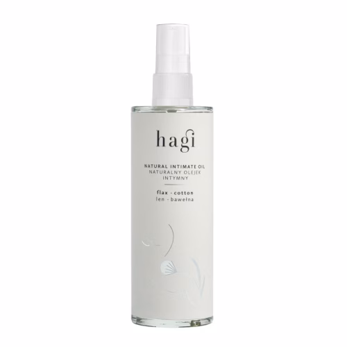 Naturalny olejek intymny, do pielęgnacji i masażu, 100ml, Hagi