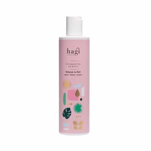 Naturalny żel do mycia ciała Wakacje na Bali, 300 ml, Hagi Naturalny żel do mycia ciała Wakacje na Bali, 300 ml, Hagi