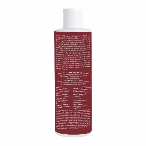 Naturalny żel do mycia ciała, Whisky Barber, 300ml, Hagi
