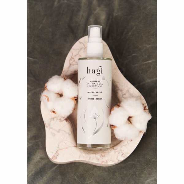 Naturalny żel intymny, bez silikonu, bez zapachu, bez smaku, 100 ml, Hagi