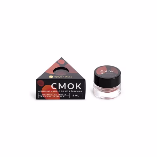Ochronne mazidło do ust, CMOK, z żurawiną, 5ml, Opcja Natura