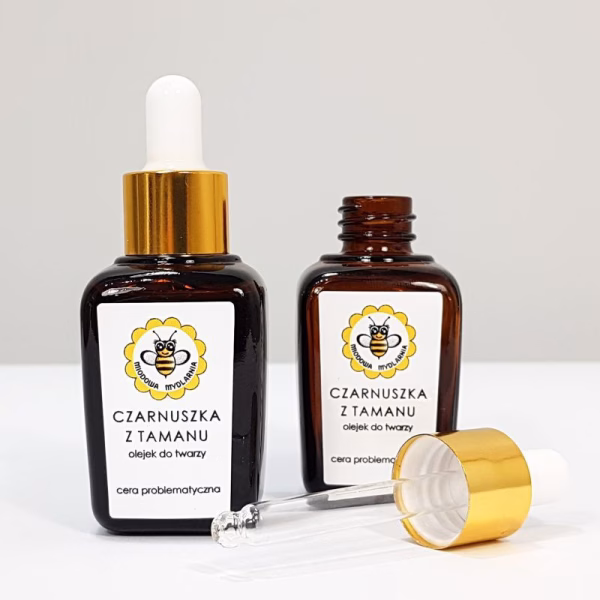 Olejek do twarzy, Czarnuszka z tamanu, 30 ml, Miodowa Mydlarnia