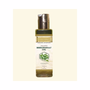 Olejek ziołowy Bhringraj, z naturalnych składników, bogaty w substancje odżywcze dla włosów, 100 ml, Indus Valley
