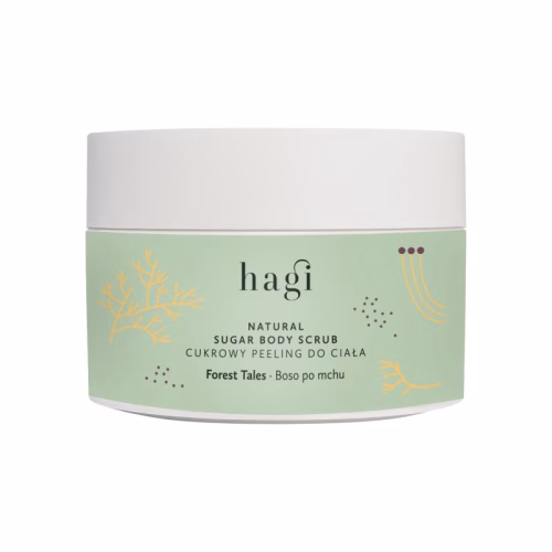 Peeling cukrowy do ciała, Boso po mchu, 200g, Hagi
