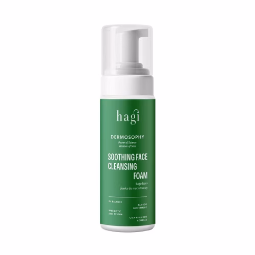 Pianka łagodząca do mycia twarzy, DERMOSOPHY, 150 ml, Hagi
