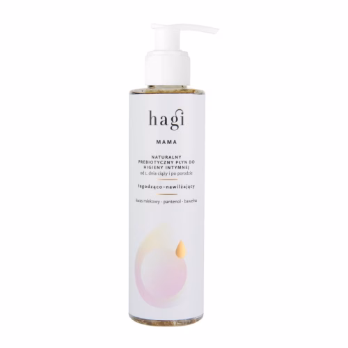 Płyn do higieny intymnej, łagodząco-nawilżający, MAMA, 200 ml, Hagi